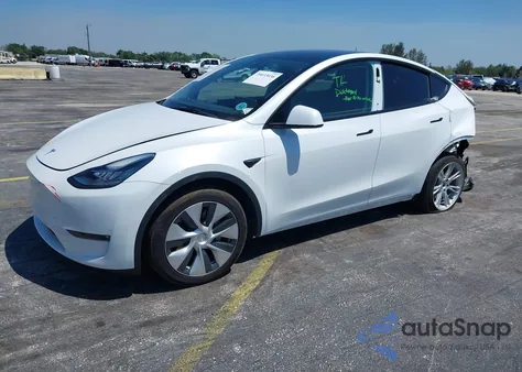 2022 Tesla Model Y Long Range Dual Motor All-Wheel Drive из США, поврежденный, VIN 7SAYGDEE5NF462205